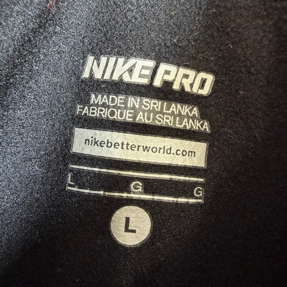Nike Pro Dri-FIT Womens Black Cowl Neck Long Sleeve Training Top 485381-010 L - Picture 8 of 12